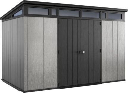 Artisan 11x7 Storage Shed - Grey